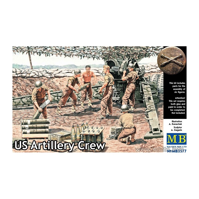 US Artillery Crew 1/35 - MasterBox