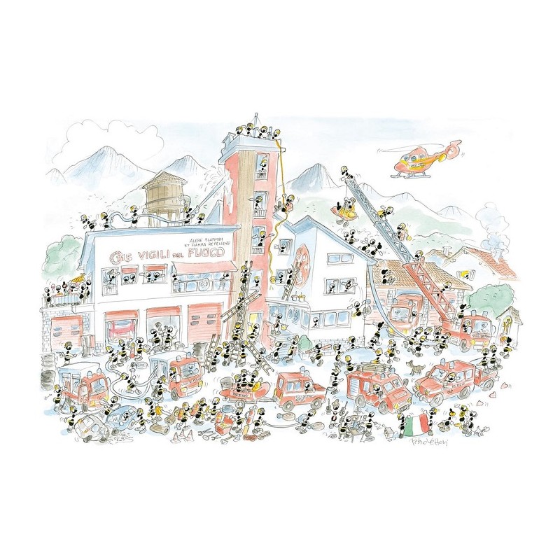 Puzzle 540p Pompier - Akena