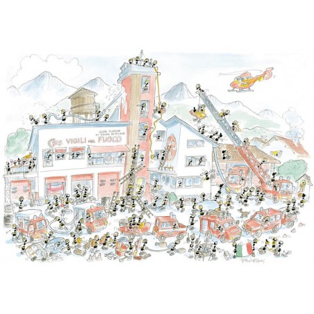 Puzzle 540p Pompier - Akena