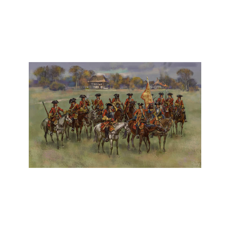 British Regiment of Horse (Late War) 1/72 - Strelets