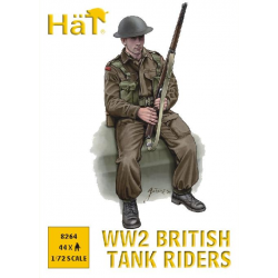 WWII British Tank Riders 1/72 - HAT