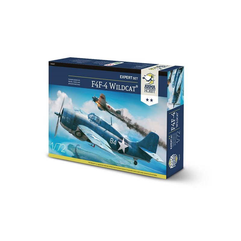 F4F-4 Wildcat Expert Set 1/72 - Arma Hobby
