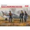German Luftwaffe Pilots (1939-1945), 3 figures 1/32 - ICM
