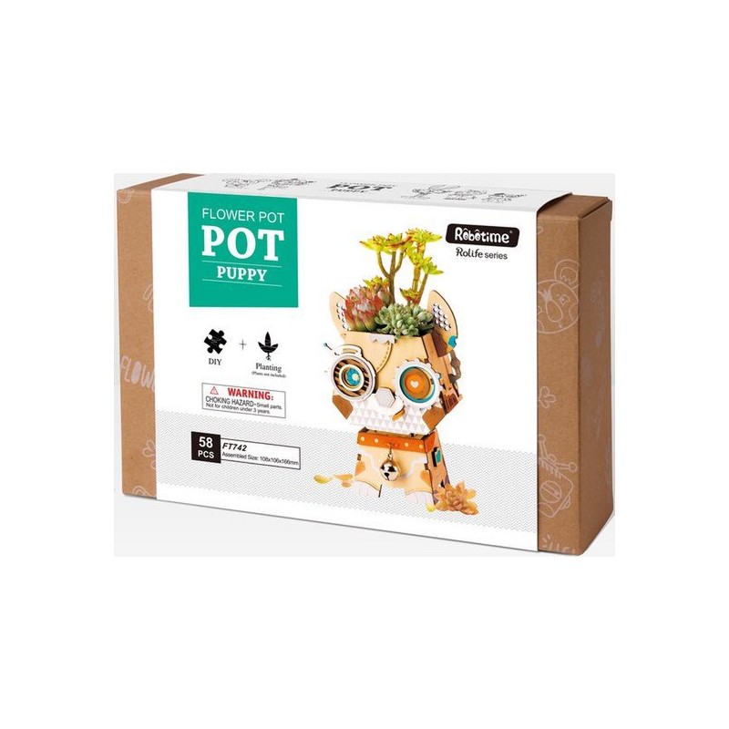 Pot de Fleurs Chiot - Rolife