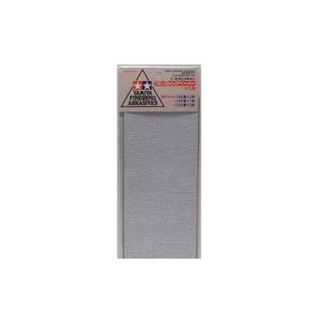 Jeu de papiers abrasifs fins