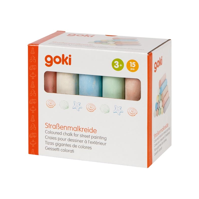 Craies pour dessiner à l'extérieur - Goki