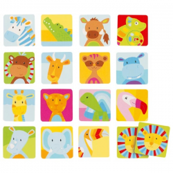 Jeu de mémo Safari - Goki