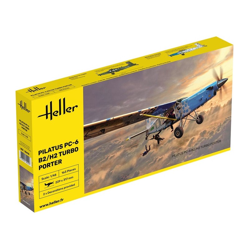 Piltus PC-6 B2/H2 Turbo Porter 1/48 - Heller
