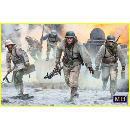 German Machinegun Team. Autumn-winter 1944. WW II era 1/35 - MasterBox