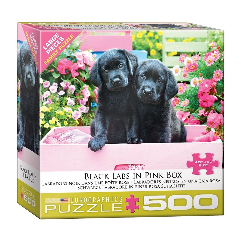 Puzzle 500p Chiots de Labrador - Eurographics