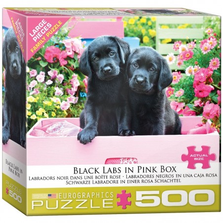 Puzzle 500p Chiots de Labrador - Eurographics
