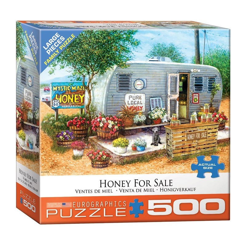 Puzzle 500p Vente de miel - Eurographics