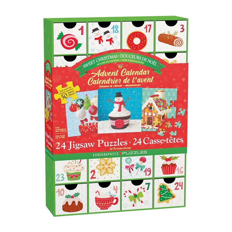 Calendrier de l'avent 24 x 50p - Eurographics