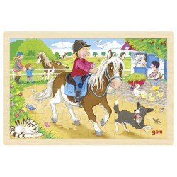 Puzzle 24p Poneys - Goki