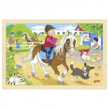 Puzzle 24p Poneys - Goki
