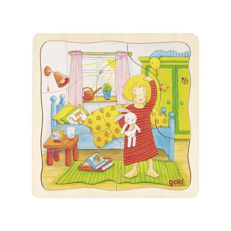 Puzzle à couches Ma journée - Goki