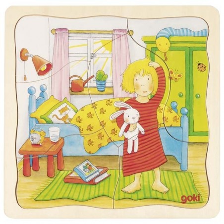 Puzzle à couches Ma journée - Goki