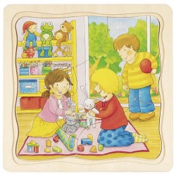 Puzzle à couches Ma journée - Goki