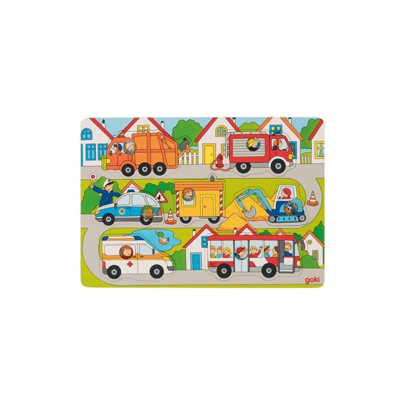 Puzzle avec images cachées, Dans la rue - Goki