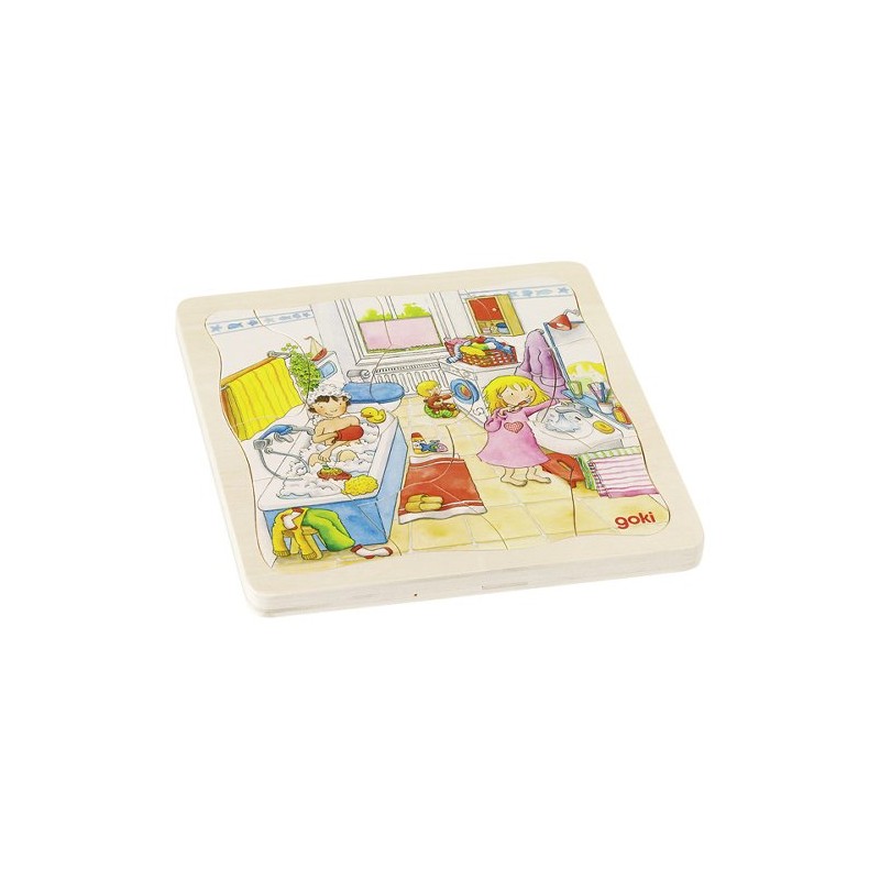 Puzzle à couches Ma journée - Goki