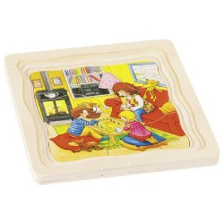 Puzzle à couches Ma journée - Goki