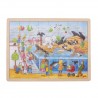Puzzle 48p Visite au zoo - Goki