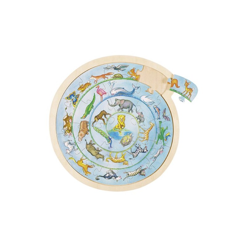 Puzzle - La ronde des animaux - Goki