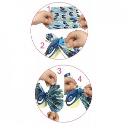 Créa facile, Pliages éventails "Oiseaux de nos campagnes" - Crealign