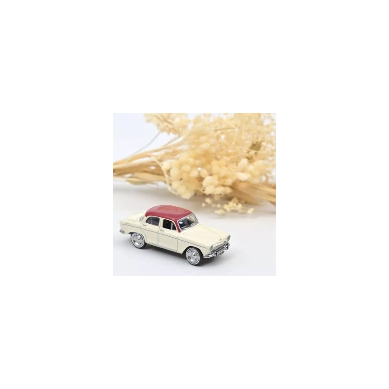 Simca Aronde Montlhéry 1962 Ivoire & Rouge 1/87 - Norev