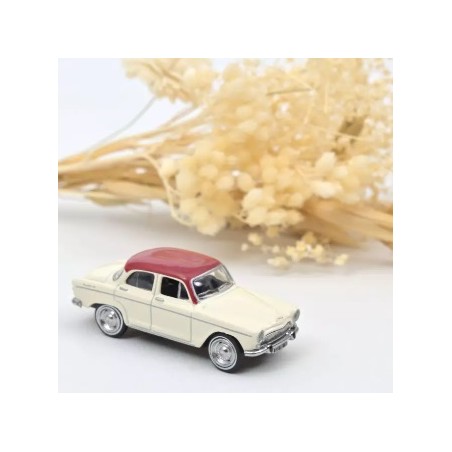 Simca Aronde Montlhéry 1962 Ivoire & Rouge 1/87 - Norev