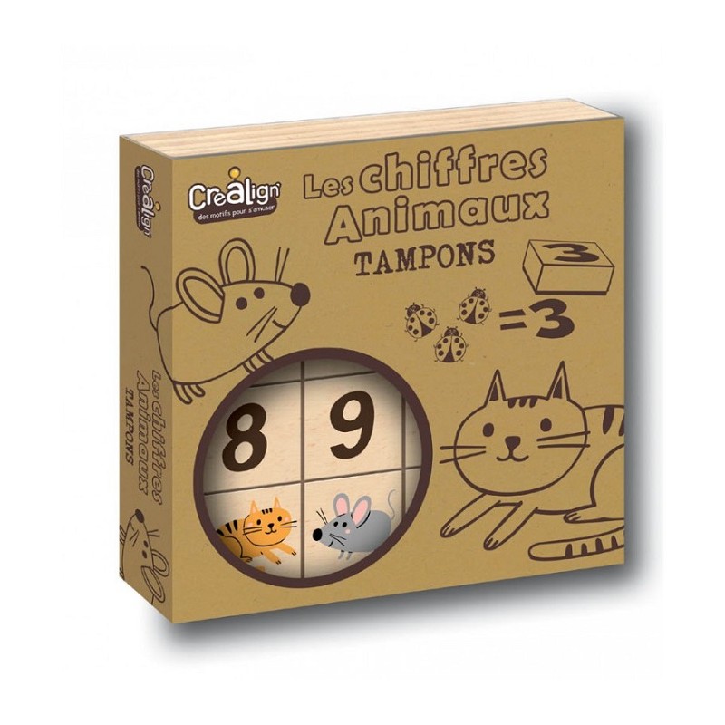 Coffret Chiffres Animaux - Crealign