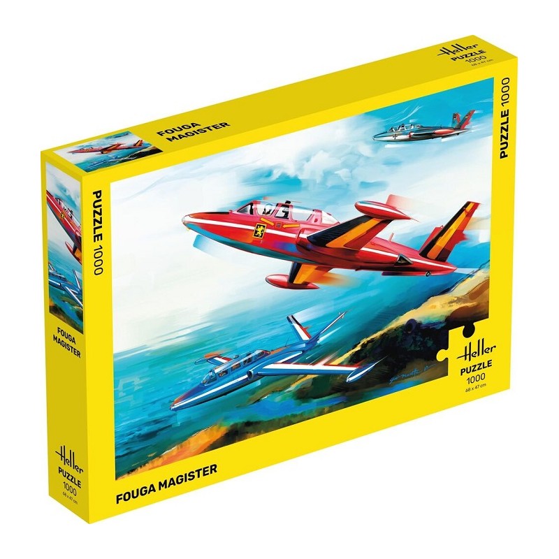 Puzzle 1000p Fouga Magister - Heller