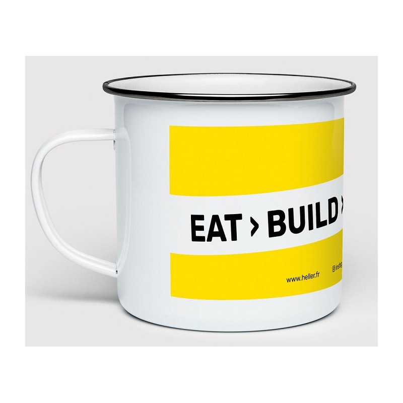 Mug EAT - BUILD - SLEEP - REPEAT - Heller
