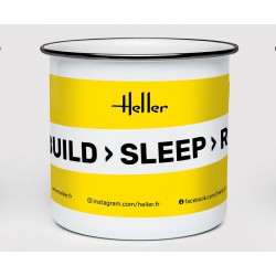 Mug EAT - BUILD - SLEEP - REPEAT - Heller