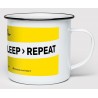 Mug EAT - BUILD - SLEEP - REPEAT - Heller
