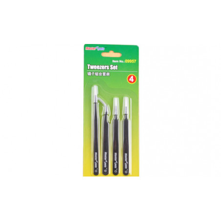 Set de 4 precelles de précision