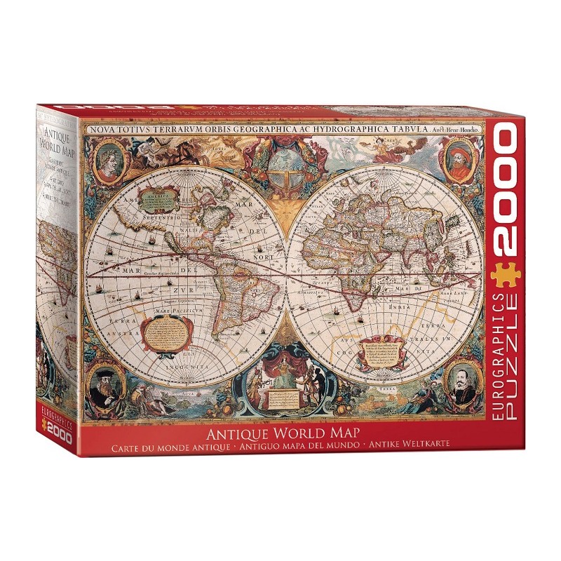 Puzzle 2000p Orbis Geographica World Map - Eurographics
