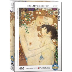 Puzzle 1000p Klimt - La Mère et L'Enfant - Eurographics