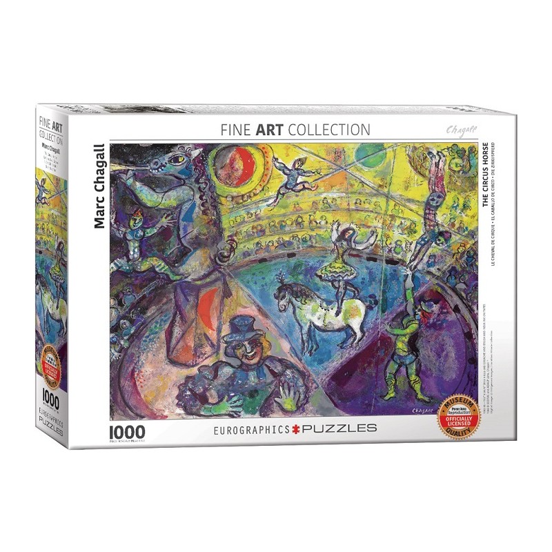 Puzzle 1000p Chagall - The Circus Horse - Eurographics