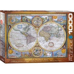 Puzzle 1000p Carte du monde Antique - Eurographics