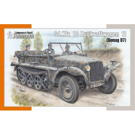 Sd.Kfz 10 Zugkraftwagen 1t (Demag D7) 1/72 - Special Armor