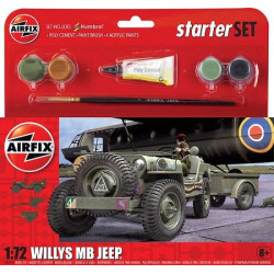 Starter Set Jeep Willys 1/72