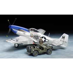 P-51D Mustang et 1/4ton Light V. 1/48 - Tamiya