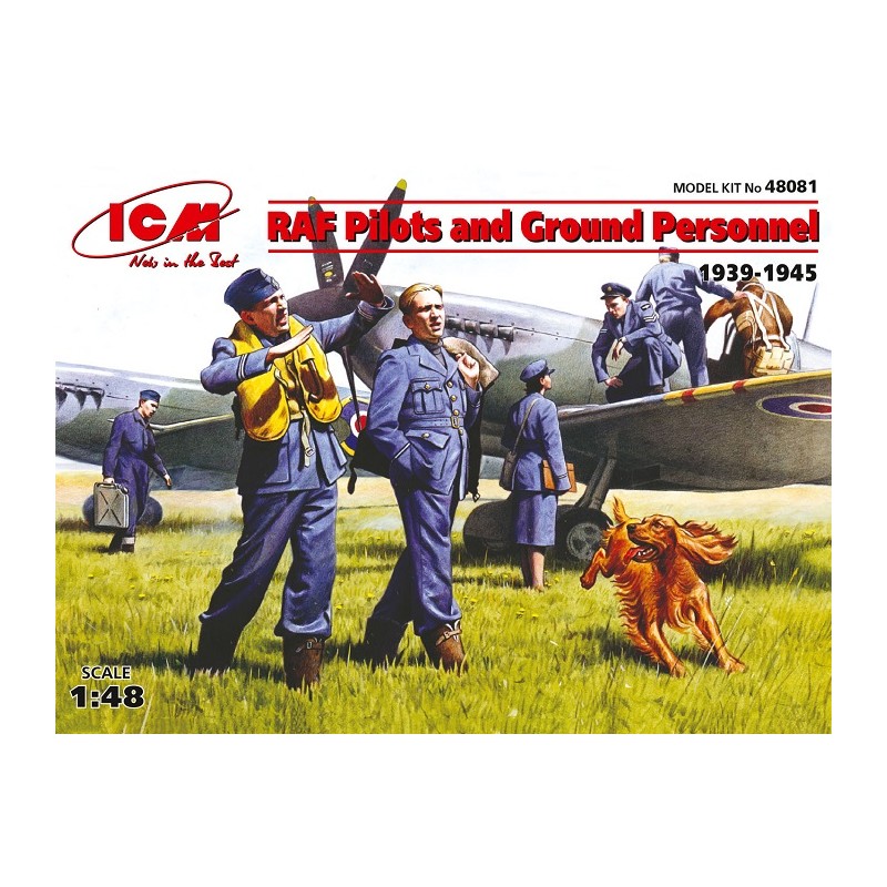RAF Pilots and Ground Personnel (1939-1945) 1/48 - ICM