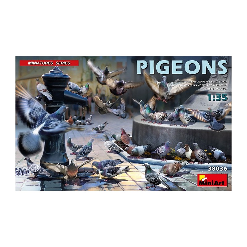 Pigeons 1/35 - Miniart