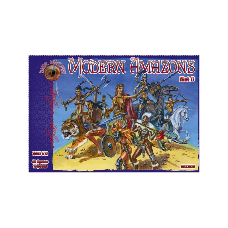 Mounted Amazons Set 1 1/72 - Dark Alliance