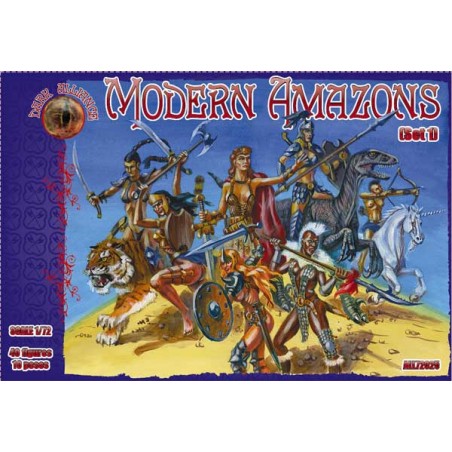 Mounted Amazons Set 1 1/72 - Dark Alliance