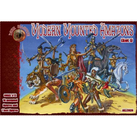 Modern Mounted Amazons Set 1 1/72 - Dark Alliance