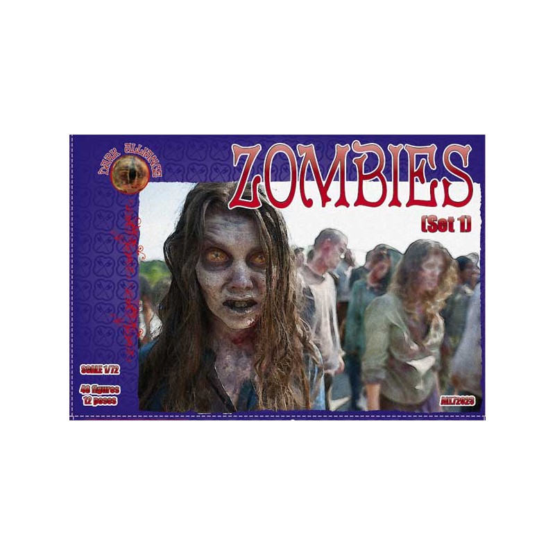Zombies Set 1 1/72 - Dark Alliance