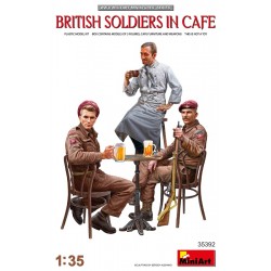 British Soldiers in Café...